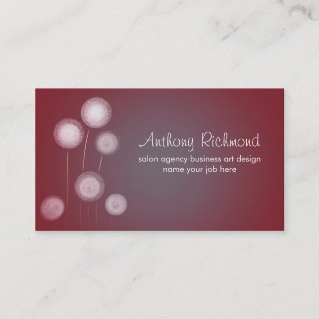 cartões de visitas à moda modernos dos (Frente)