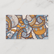 Cartões de visitas abstrato