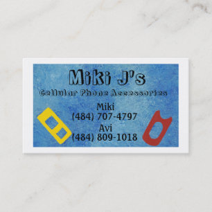 Cartões de visitas - Acessórios de telefone celula