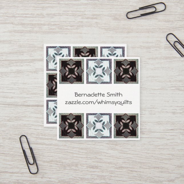 Cartões de visitas acolchoados (Frente/Verso In Situ)