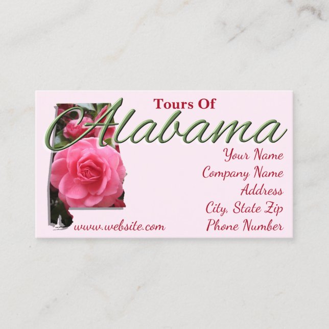 Cartões de visitas - ALABAMA (Frente)
