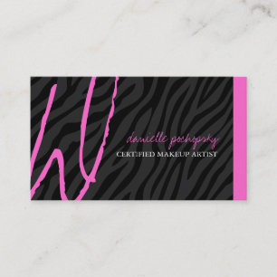 Cartões de visitas ancas do monograma do impress