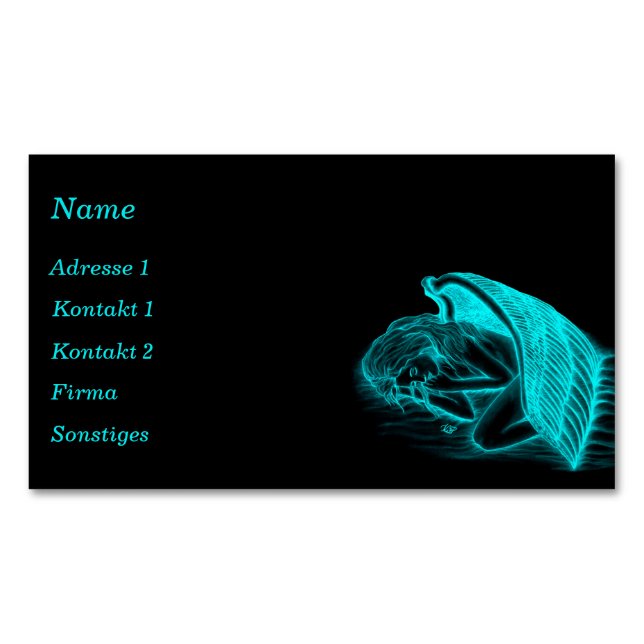 Cartões de visitas Anjos dormindo (Frente)