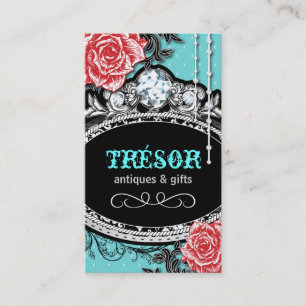 Cartões de visitas antigos da loja