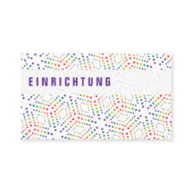 Cartões de visitas arco-íris