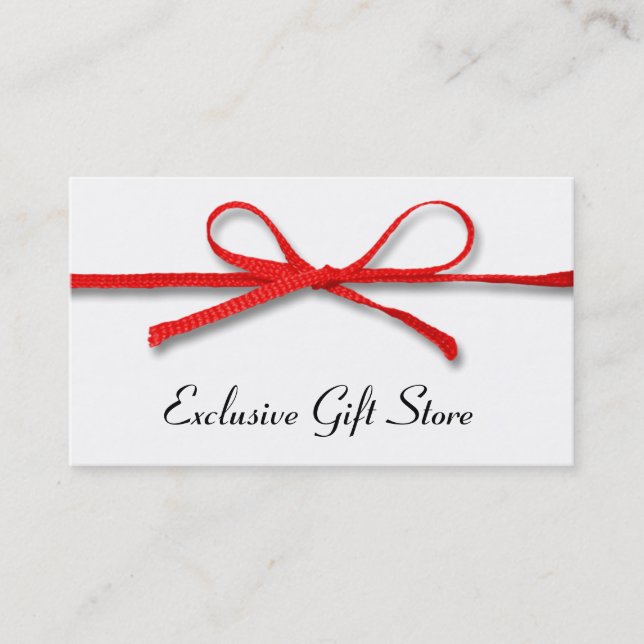 Cartões de visitas Arcos vermelhos ligados (Frente)