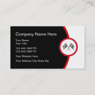 Cartões de visitas automotivos