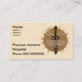 Cartões de visitas Auxiliares Médicos