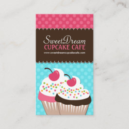 Cartões de visitas bonitos e lunáticos da padaria