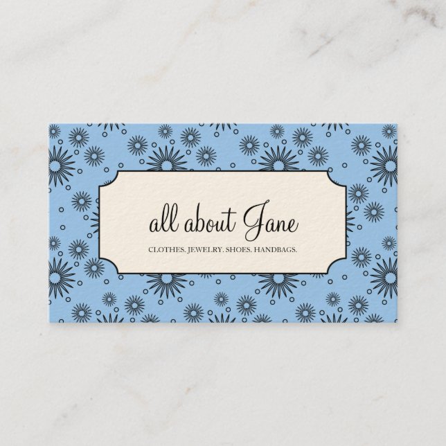 Cartões de visitas Boutique (Frente)