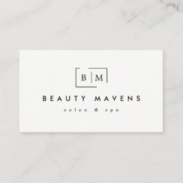 Cartões de visitas brancos à moda da nomeação