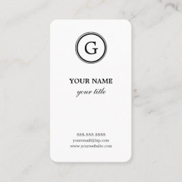 Cartões de visitas brancos e pretos elegantes do