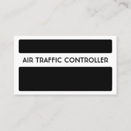 Cartões de visitas brancos pretos do controlador d