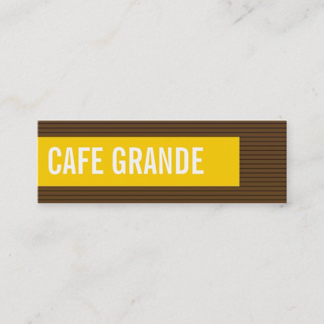 cartões de visitas > café grandioso [chocolate: (Frente)