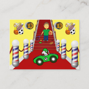 Cartões de visitas, Cartões de visitas de barbeari