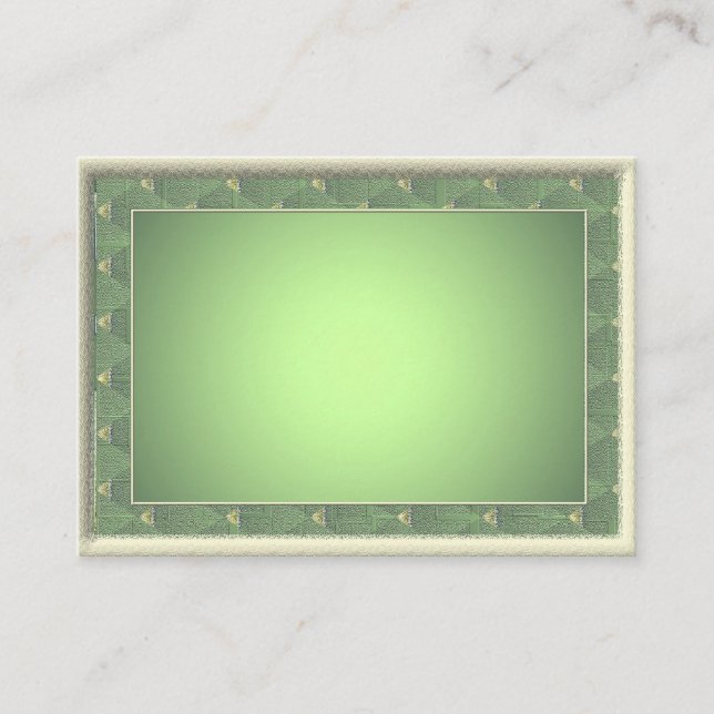 Cartões de visitas celtas, irlandeses, Design (Frente)