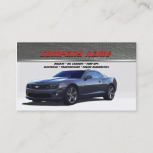 Cartões de visitas cinzentos de Camaro