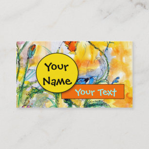 Cartões de visitas Coloridos Personalizáveis # 1