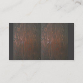 Cartões de visitas com Design de mancha de madeira