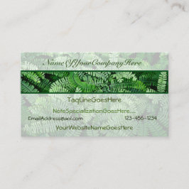 Cartões de visitas com tema da natureza