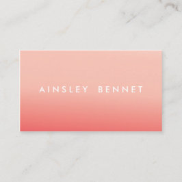 Cartões de visitas cor-de-rosa da aguarela de