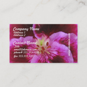 Cartões de visitas cor-de-rosa do amor perfeito