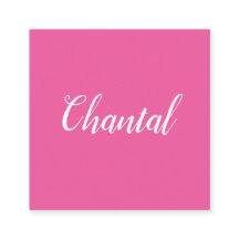 Cartões de visitas cor-de-rosa minimalistas