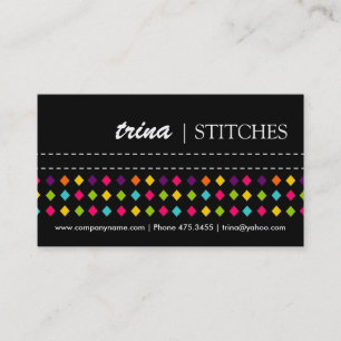 Cartões de visitas corajosos e vibrantes