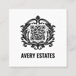 Cartões de visitas corporativos quadrados personal