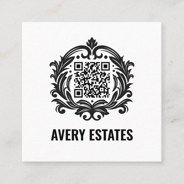 Cartões de visitas corporativos quadrados personal (Frente)