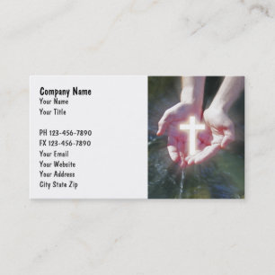 Cartões de visitas cristãos