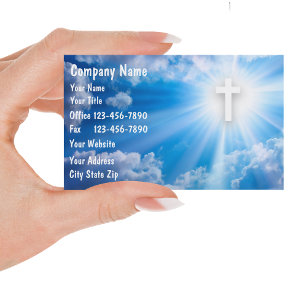Cartões de visitas cristãos