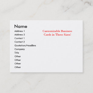 Cartões de visitas customizáveis