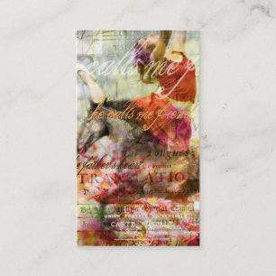 Cartões de visitas customizáveis da arte de