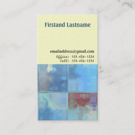 Cartões de visitas customizáveis da arte dos