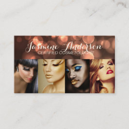 Cartões de visitas customizáveis do Cosmetologist