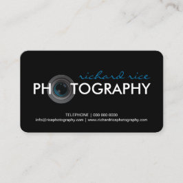 Cartões de visitas customizáveis do fotógrafo