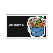 Cartões de visitas customizáveis do serviço da