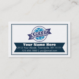 Cartões de visitas customizáveis do vovô do