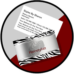 Cartões de visitas da beleza