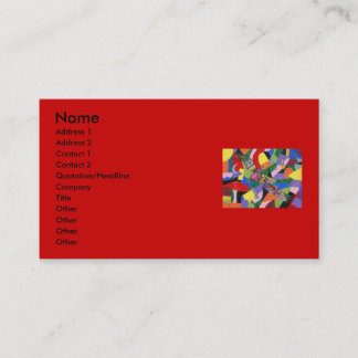 Cartões de visitas da boneca do VooDoo