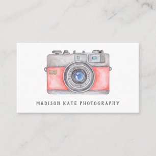Cartões de visitas da câmera Vintage