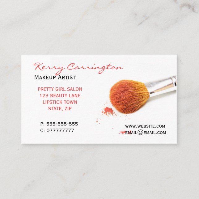 Cartões de visitas da composição (Frente)