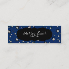 Cartões de visitas da estrela do céu nocturno