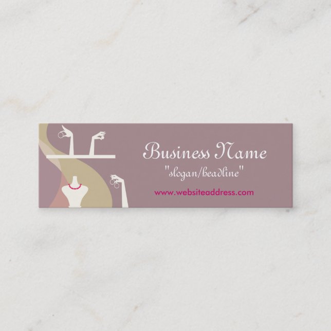 Cartões de visitas da exposição da jóia (Frente)