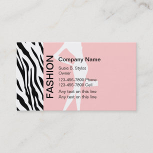 Cartões de visitas da forma