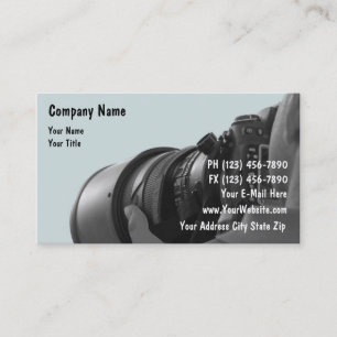 Cartões de visitas da fotografia