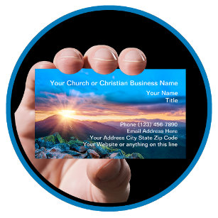 Cartões de visitas da Igreja Cênica Cristã
