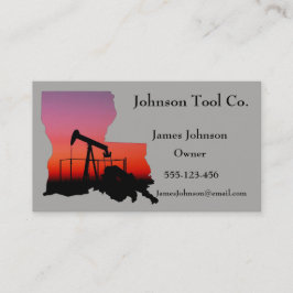 Cartões de visitas Da Indústria Do Petróleo E Do G