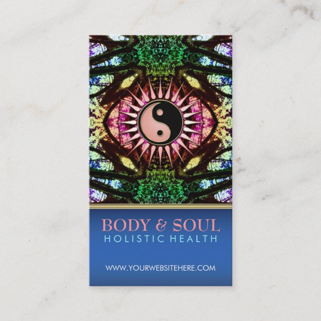 Cartões de visitas da Nova Idade da Floresta Visio (Frente)